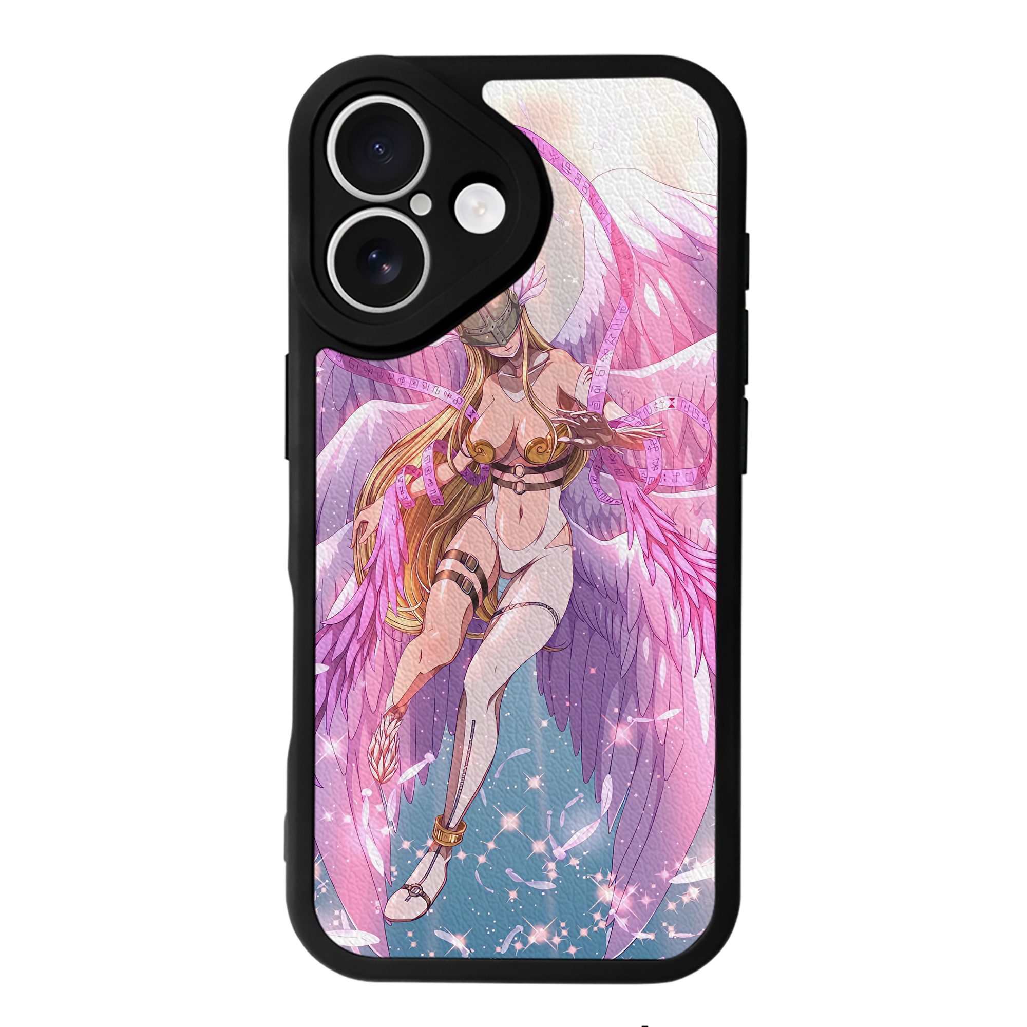 （画像用） Digimon デジタルモンスター/デジモン 【iPhone 16シリーズ対応】シリコンスマホケース（レザー調） 材質：シリコン